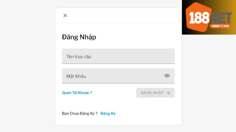 Hướng dẫn chi tiết cách đăng nhập 188bet