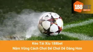 Kèo Tài Xỉu 188bet - Nắm Vững Cách Chơi Để Chơi Dễ Dàng Hơn