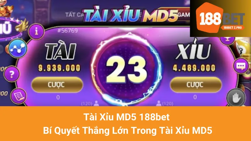 Tài Xỉu MD5 188bet - Bí Quyết Thắng Lớn Trong Tài Xỉu MD5
